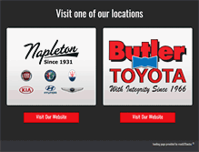 Tablet Screenshot of butlerauto.com